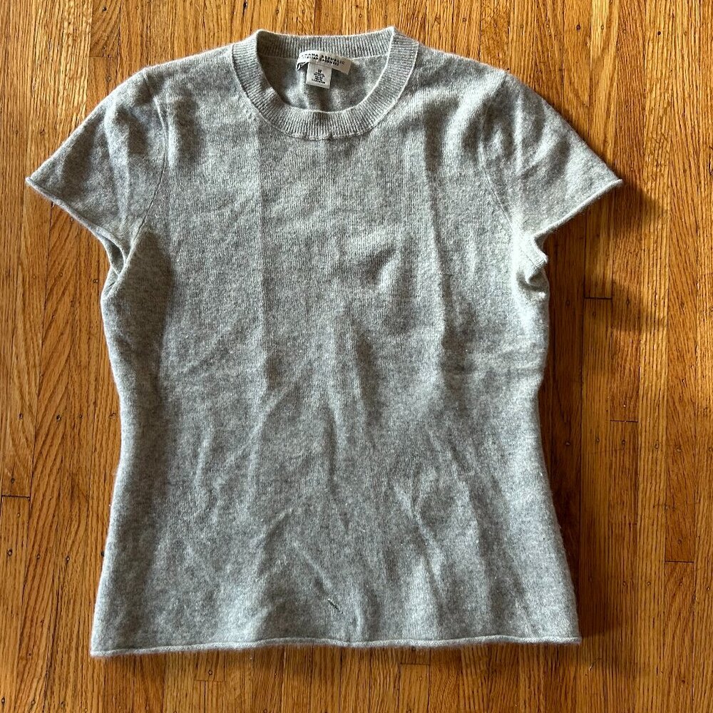 Vintage Banana Republic Italian Cashmere short sleeved sweater
